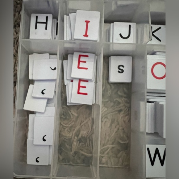 Primary Concepts Educational Alphabet Tiles & Holder Case Lot Of 388 Homeschool - Picture 11 of 14